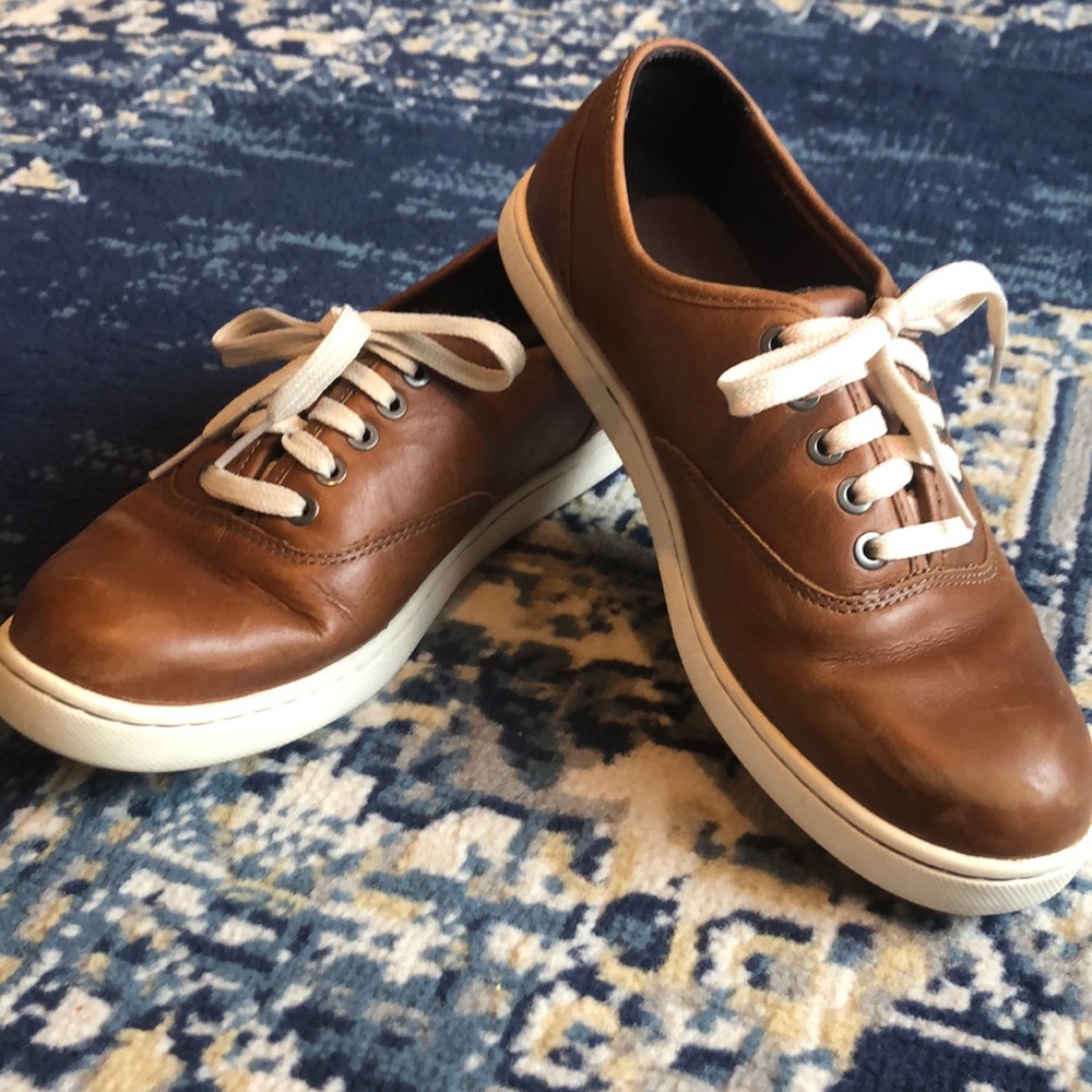 Cute leather sneakers